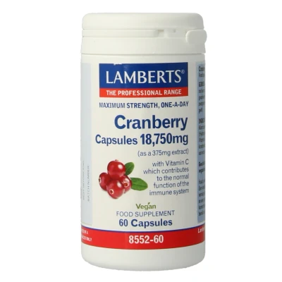 Afbeelding van Lamberts Cranberry 60 capsules