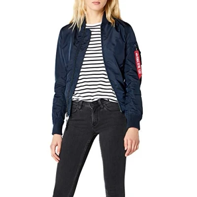 Afbeelding van Alpha Industries MA1 TT WMN Bomberjacks, Dames, Maat: XS, Dark blue
