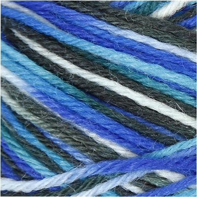 Afbeelding van Creotime Sokkengaren L: 200m blauw/turquoise harmonie 50gr