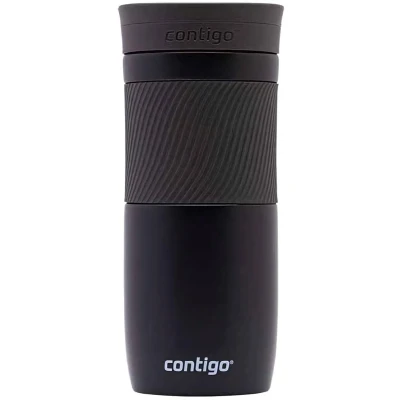 Afbeelding van Contigo Byron thermosbeker, lekvrije roestvrijstalen isoleerbeker, koffiebeker to go, vaatwasmachinebestendig deksel, BPA vrij, tot 6 uur heet, perfect voor werk, auto en onderweg, 470 ml