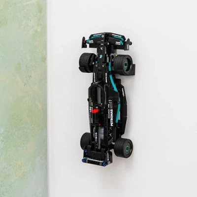 Afbeelding van Brickify Wandhouder voor Lego 42165 Mercedes AMG F1 W14 E Performance Pull Back Techic Set Eenvoudig te installeren Vervaardigd in Groot Brittannië Auto NIET inbegrepen