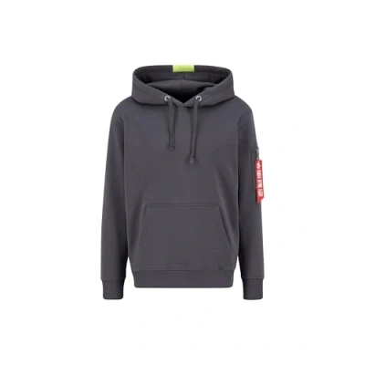 Afbeelding van Alpha Industries Hoodie, Heren, Maat: 3XL, Vintage grey