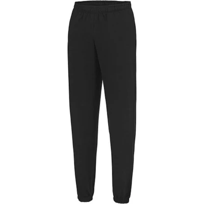 Afbeelding van College Cuffed Joggingsbroek met elastische taille Jet Black XL