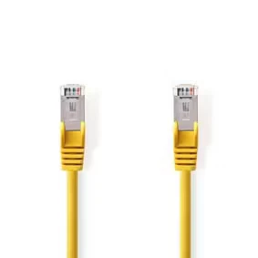 Afbeelding van Netwerkkabel Cat5e SF/UTP 15 meter (Geel)