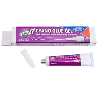 Afbeelding van Deluxe Materials ROKET CYANO GEL 20 ML AD69 modelbouwsets, hobbybouwspeelgoed voor kinderen, modelverf en accessoires