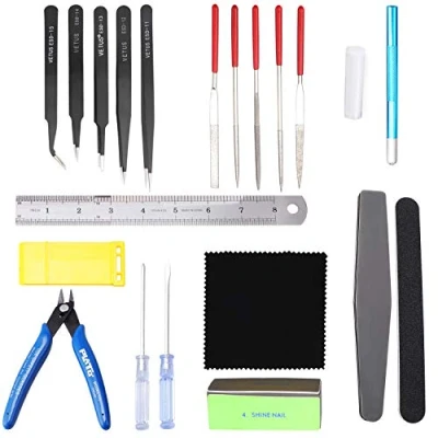 Afbeelding van HSEAMALL 21 STKS Gundam Model Kits, Gereedschap Craft Set,Hobby Tools voor Auto Gebouw