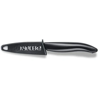 Afbeelding van KYOCERA Lemmetbeschermer BG 075 optimale mesbescherming voor keramische messen, messen. Geschikt messen tot 7,5 cm lengte. Van kunststof. Zwart.