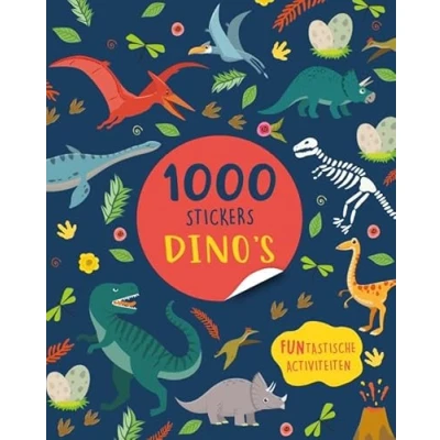 Afbeelding van Dino&#039;s 1000 stickers: FUNtastische activiteiten