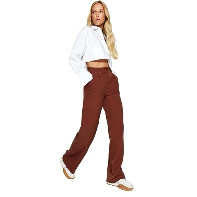 Afbeelding van Trendyol TWOAW22PL0139 Volwassenen Vrouwen Single pack Bruin 36
