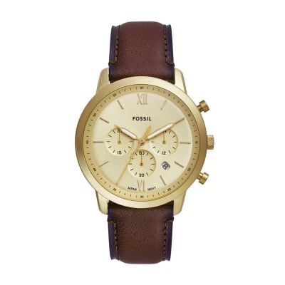 Afbeelding van Fossil FS6113 Heren Horloge 44mm Bruin