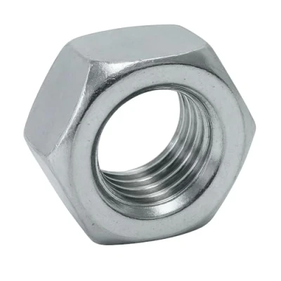 Afbeelding van Merriway BH02473 (10 stuks) stalen zeskantmoer M10, helder verzinkt pak van 10 stuks
