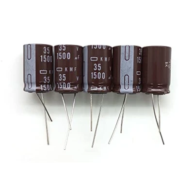 Afbeelding van Elko condensator KMF 1500uF 35V ± 20% 40C 105C Low Impedance radial, D16 x L25 mm, 5 stuks
