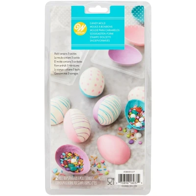 Afbeelding van Wilton Chocolade Holvorm Half Ei (6x)