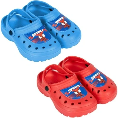 Afbeelding van Strandklompen Spidey Donkerblauw Schoenmaat 22 23