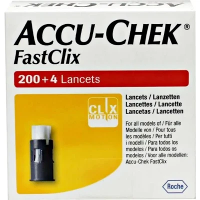 Afbeelding van Roche Accu Chek Fastclix Lancetten 204ST