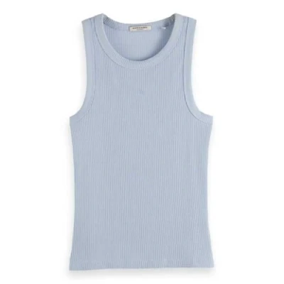 Afbeelding van Scotch &amp; Soda TANK Top, Dames, Maat: Large, Shirting blue