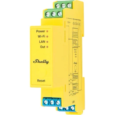 Afbeelding van Shelly · Hutschiene·Pro RGBWW PM· LED Lichtcontroller· Messfunktion· WLAN· LAN· (Shelly Pro PM, Smart Home Hub