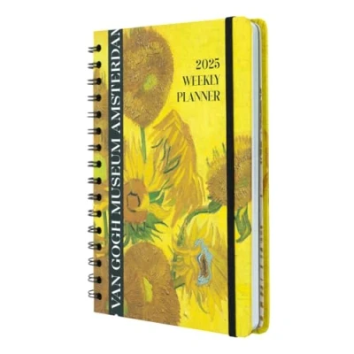 Afbeelding van Grupo Erik 2025 Dagboek A5 Week te bekijken Van Gogh Museum Januari December Planner met Stickers &amp; Pocket Dagboek, A5, Leuke