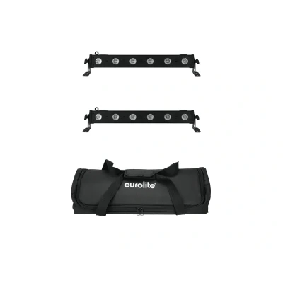 Afbeelding van EUROLITE Set 2x LED BAR 6 QCL RGBA + Soft Bag