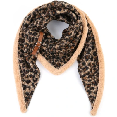 Afbeelding van Omslagdoek/Vachtsjaal Sandy Panter Camel Trending Herfst/Winter