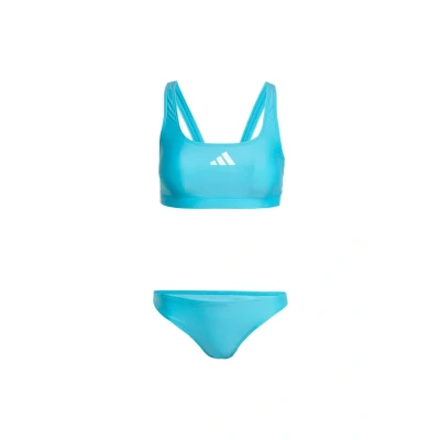 Afbeelding van adidas Performance 3 Stripes V Back Bikini Dames Turquoise 42