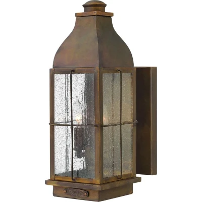 Afbeelding van Hinkley LED Wand Buitenlamp Bingham 2X E14 Max 60W IP44 Dimbaar Sienna