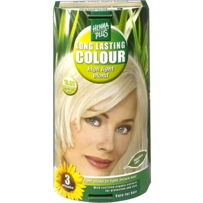Afbeelding van 2e product 50% korting Hennaplus Long Lasting Colour 10 High Light Blond 100ml
