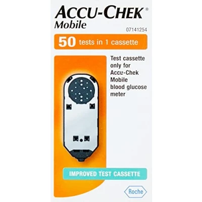 Afbeelding van Accu Chek 4026324 teststrips mobiele testcassettes, 50 stuks