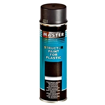 Afbeelding van Troton STRUCTURLACK ZWART 1 x 500ml 1K Spray Plastic Verf Structure