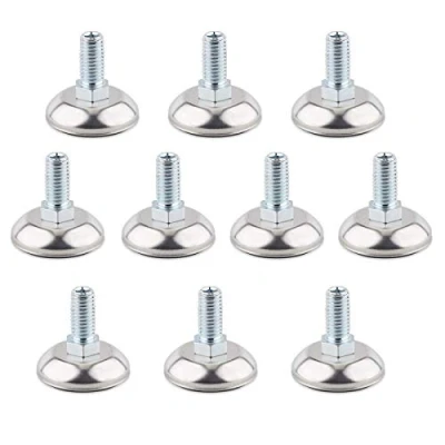 Afbeelding van Set van 10 Verstelschroeven hoogteverstelbaar M10 x 19 mm met kunststof voet SOTECH