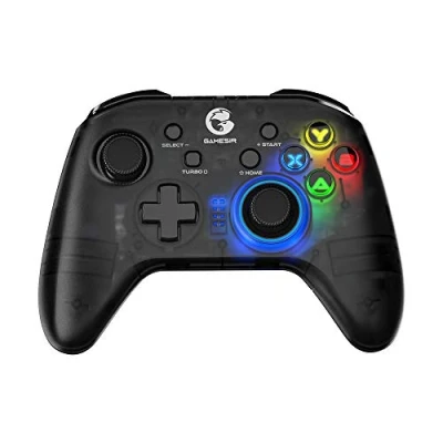 Afbeelding van GameSir T4 Pro draadloze controller voor switch, bluetooth Switch met ledverlichting, pc gamepad joystick dubbele motor, programmeerbare mobiele iPhone/Android/pc