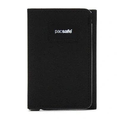 Afbeelding van Pacsafe, Portemonnee, RFIDsafe Trifold Portemonnee zwart, Zwart