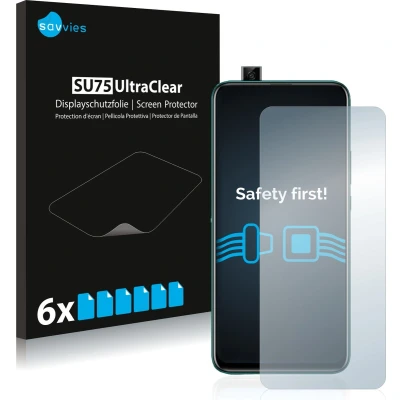 Afbeelding van Savvies (6 Stuks) Schermbeschermer voor Huawei P smart Z Screen Protector Ultra Transparant