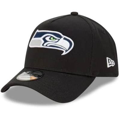 Afbeelding van New Era Seattle Seahawks NFL Evergreen Zwart Verstelbare 9Forty A Frame Pet