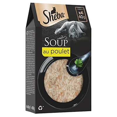 Afbeelding van 10x Sheba Soup Kip 4 x 40 gr