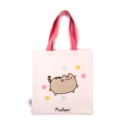 Afbeelding van Tas Shopper Pusheen the Cat &amp; Sterretjes Herbruikbaar 39.5x37.5cm