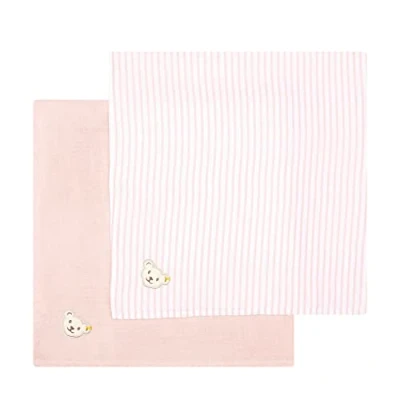 Afbeelding van Steiff 2 PACK Hydrofiele doek voor kinderen, Maat: One Size, Silver pink