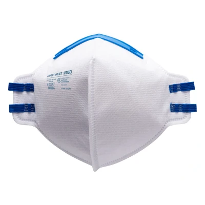 Afbeelding van FFP2 Plat Gevouwen Ademhalingsmasker (PK20) maat , White