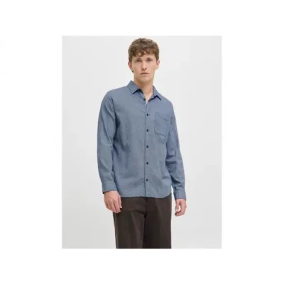 Afbeelding van Jack &amp; Jones Overhemd met lange mouwen JJECLASSIC MELANGE SHIRT L/S NOOS