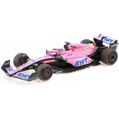 Afbeelding van BWT Alpine F1 Team A522 #14, Alonso, Bahrain GP 2022 1:18 Minichamps