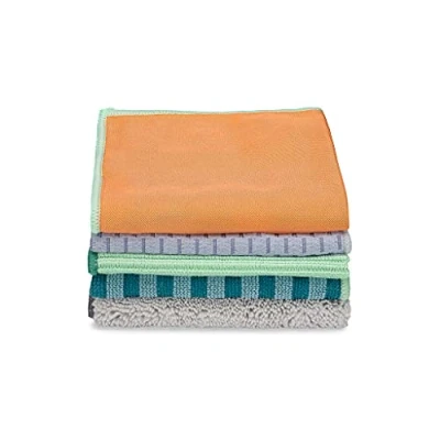 Afbeelding van Full Circle Renew Collection Multifunctionele gerecyclede microvezeldoeken, set van 5, veelkleurig