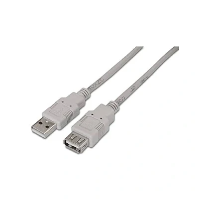 Afbeelding van AISENS A101 0012 USB verlengkabel, 1 m, geschikt voor gameconsoles, digitale camera&#039;s, webcams, printers en muis, beige