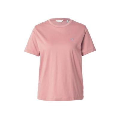Afbeelding van GANT Shield SS Tshirt basic, Dames, Maat: Large, Faded brick