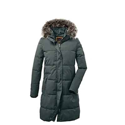 Afbeelding van G.I.G.A. DX dames Casual functionele parka in donslook met capuchon GW 18 WMN QLTD PRK, Donker blauwgroen, 38, 37508 000