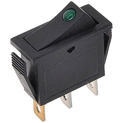 Afbeelding van IWH 19030 LED aan uit schakelaar 12/24 Volt groen