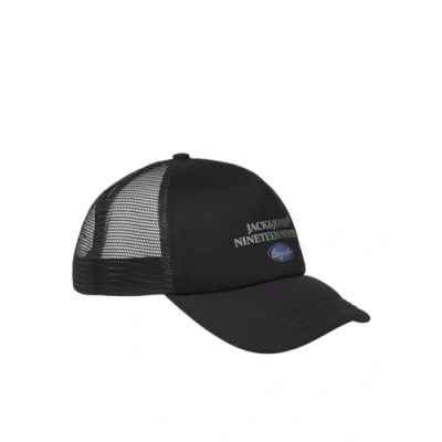 Afbeelding van JACK &amp; JONES Heren Jacriver Trucker Noos Cap, zwart, Eén maat