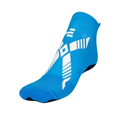 Afbeelding van R EVENGE Technische sokken Pool Classic activiteiten in het zwembad en op natte oppervlakken, antislip, antibacterieel, ideaal voor zwemmen, aquagyM, hydrobike,, blauw/wit, Small