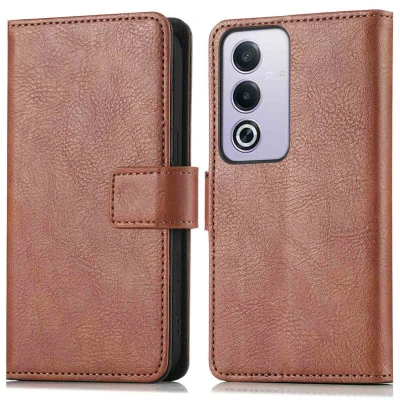 Afbeelding van Oppo A80 (5G) Hoesje Kunstleder imoshion Bookcase Bruin Telefoonhoesje