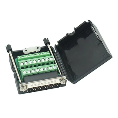 Afbeelding van Copapa Connector DB25 D SUB Mannelijke Adapter 25 pins Poort naar Terminal Signaalmodule Met behuizing (Mannelijke Connector, hoes)