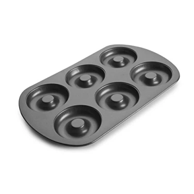 Afbeelding van Ibili 827300 bakvorm antiaanbaklaag Doughnut 6 putten staal 8 cm